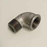 Raccordo mf 1'' gomito zincato curva di ghisa malleabile
