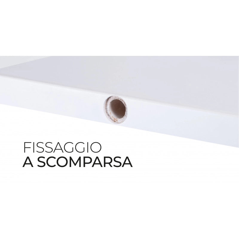 Mensola da Muro, Scaffale Legno, Mensola da Parete, Ciliegio, 96x20x1,8 cm - Smart