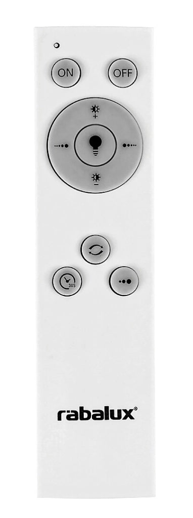 Plafoniera LED Rabalux Linden 49cm 50W cromo con telecomando