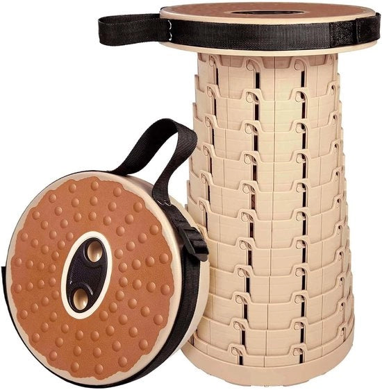 Sedia pieghevole con cuscini morbidi - Compatta e leggera, ideale per camping, BBQ, cucina e altro