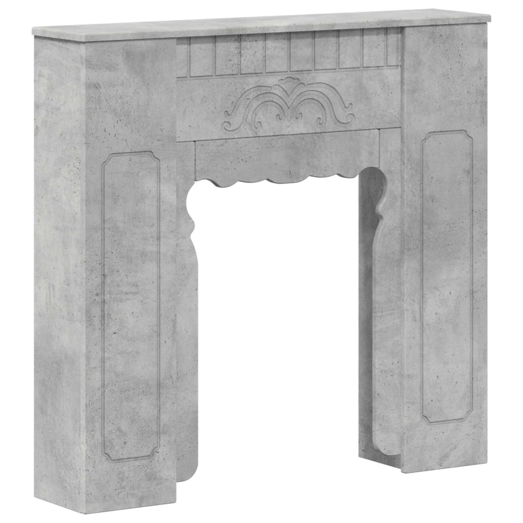 Cornice per camino Grigio Cemento 93 x 20 x 89 cm 8006627