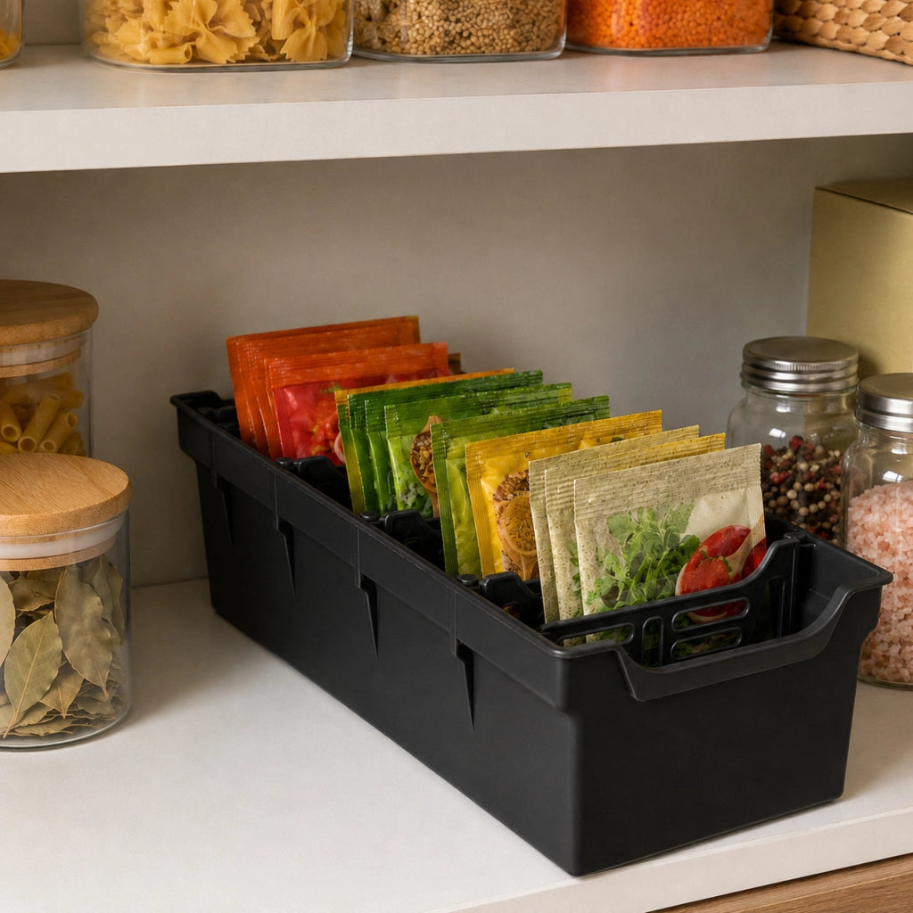 KADAX Organizer na przyprawy czarny <24> K17438