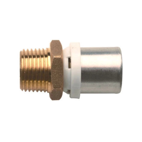 RACCORDO DIRITTO MASCHIO IBP A PRESSARE PER MULTISTRATO- 1x26- IBP- pezzi 1
