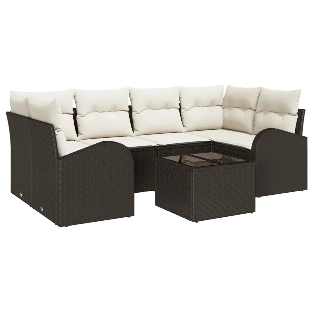 Set Divano da Giardino Marrone 55 x 55 x 37 cm polyrattan 3345938