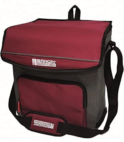 Sandrigarden SG-20L Borsa Termica 20 L Tessuto Oxford 600D PEVA Freddo 24h Tracolla Regolabile Tasca Frontale