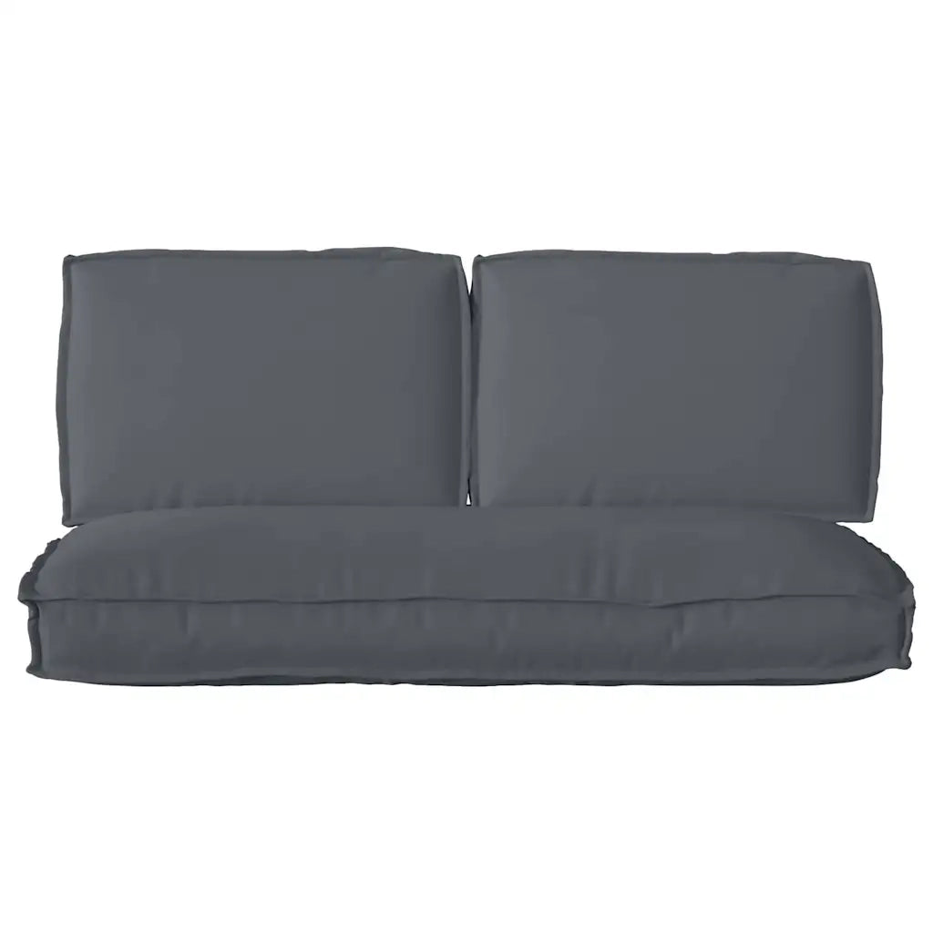 Set di Cuscini 3 pcs Antracite Tessuto Oxford 3402109
