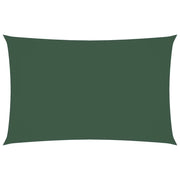 Parasole a vela | Telo Ombra | Vela da ombra Oxford Rettangolare 4x7 m Verde Scuro
