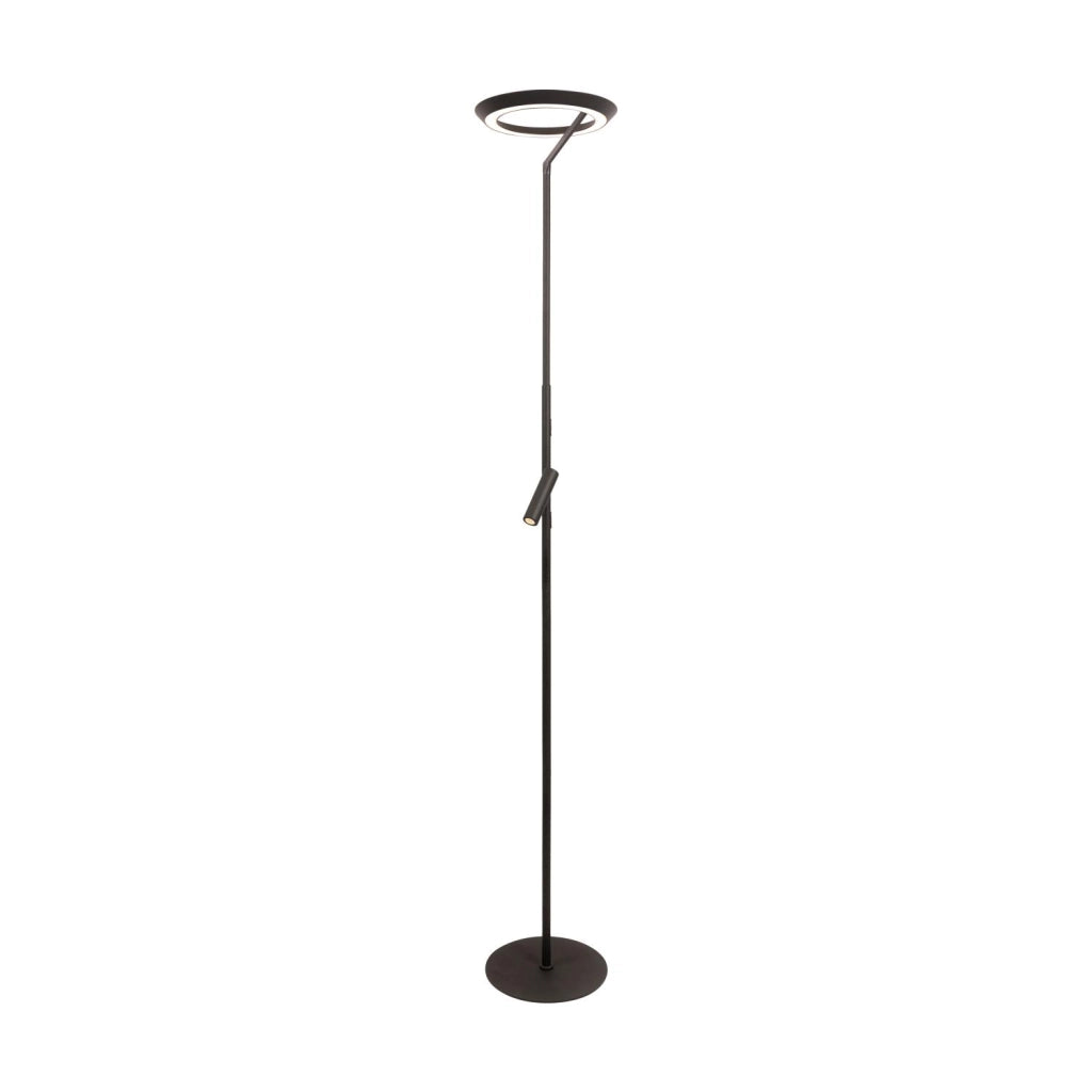 Lampada da terra LED nera CELESTE Lucide