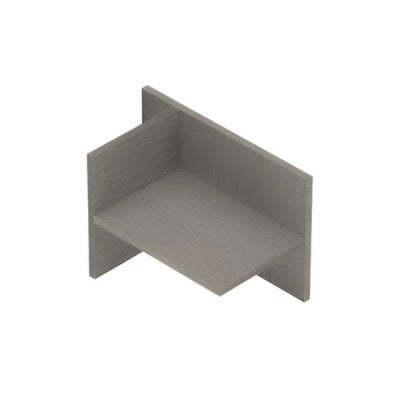 Inserto reversibile in grigio cemento per mobile bagno sospeso aperto Master