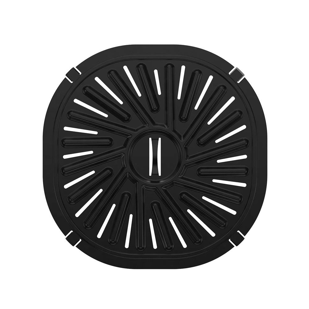 Trade Shop - Friggitrice Ad Aria 5,5 Litri 1500 Watt Con Luce Oblò Schermo Touch Digitale A Colori -