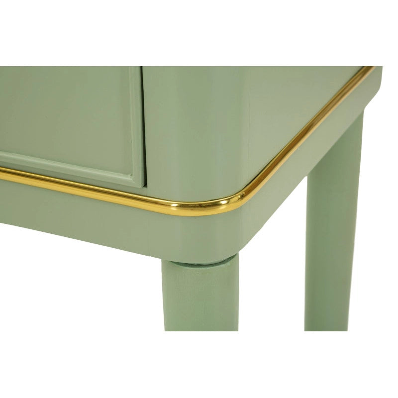 Comodino Camille Verde cm 40x30x71