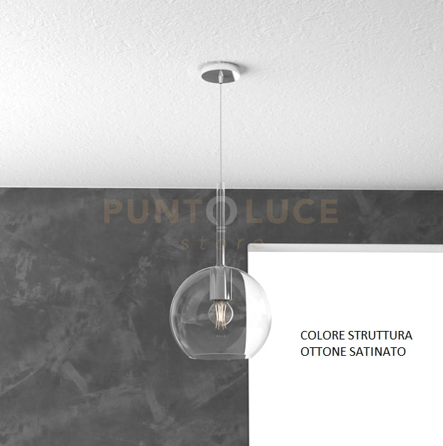 SOSP. OTTONE SAT. 1 LUCE MEDIA TRASPARENTE 1155OS-SM-TR