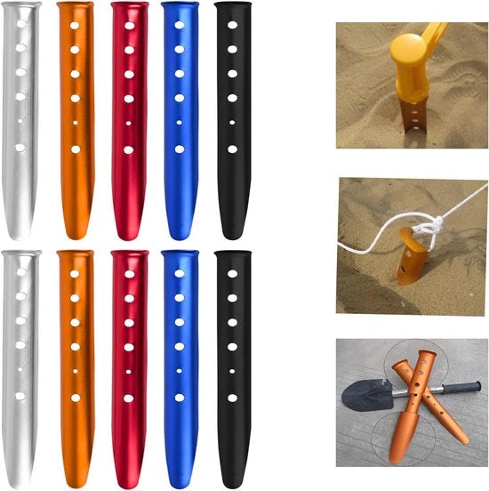 Stake per Tenda in Alluminio - 10 Stck - 31cm