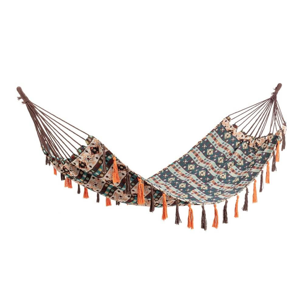 Amaca in Tessuto Poli-Cotone con Nappe Stile Etnico - COSTA