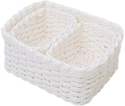 Set di 3 Cassetti di Tessuto per Casa e Giardino