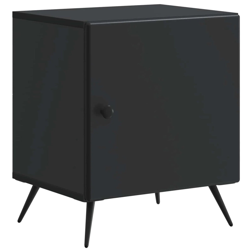 Set di 2 Comodini | Armadio da Notte | Mobiletto da notte Nero 43 x 34,5 x 50 cm