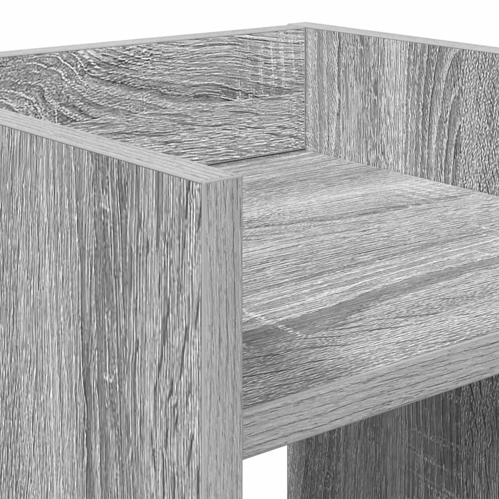 Supporto per piante Sonoma grigio 30 x 30 x 80 cm 899588