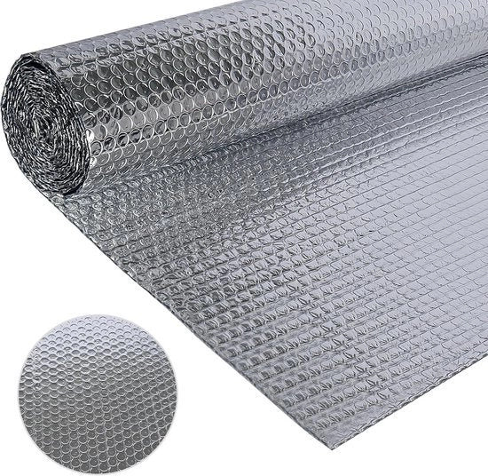 Foglio isolante a doppia faccia 60 cm x 3 m - 3 mm di spessore per una ottimale isolazione termica