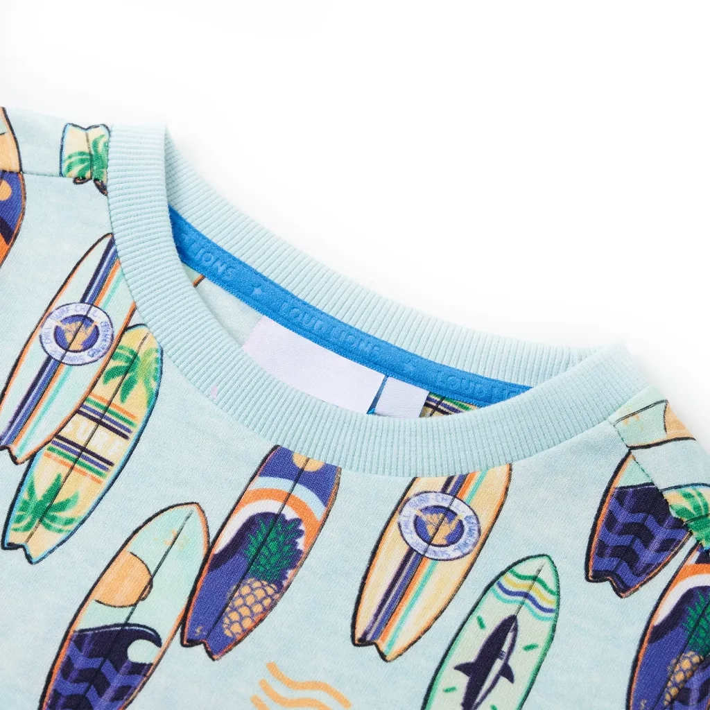 Felpa da Bambino Blu Tenue M¨¦lange 128