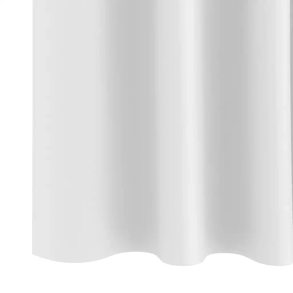 Tende Oscuranti | Tende Blackout con Anelli 2 pz Bianco Puro 245 x 140 cm