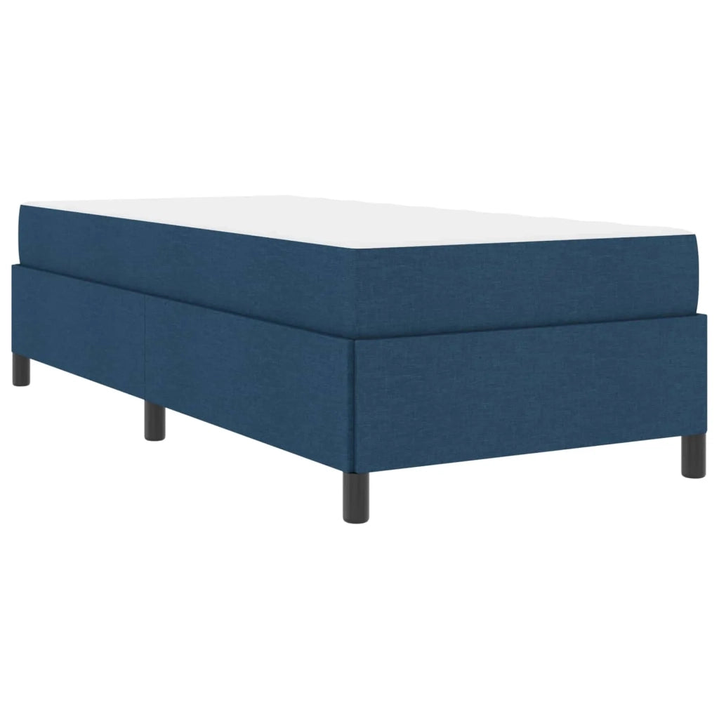 Letto a molle Blu 90 x 200 cm Tessuto