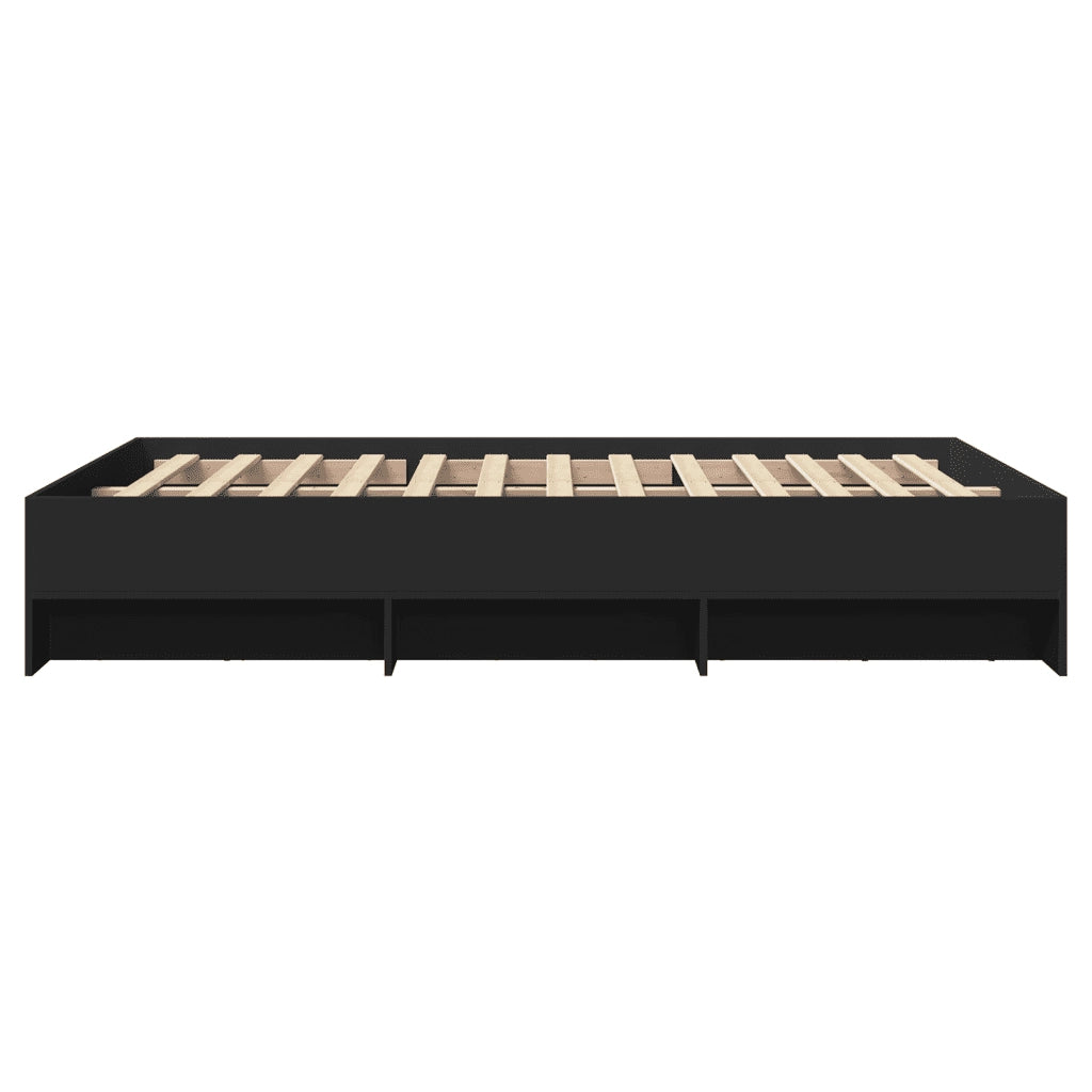 Giroletto Nero 135x190 cm in Legno Multistrato
