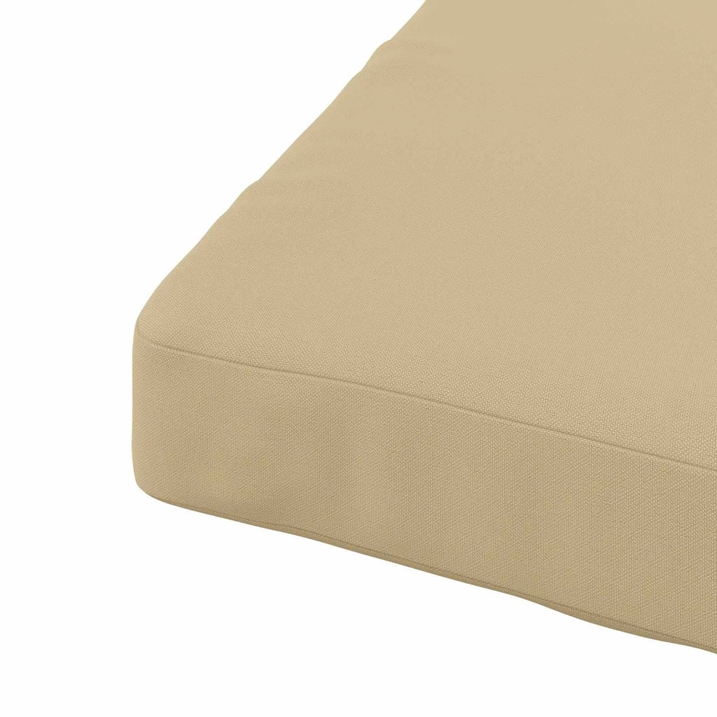 Cuscini per Sedia in 4 Pezzi SOEST 4 pz 100% Poliestere Beige 944728