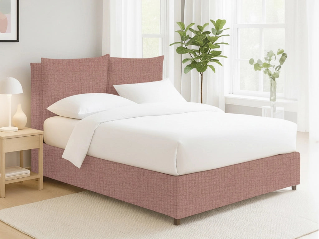 Penrith, Letto Singolo Sfoderabile Made in Italy, Rosa