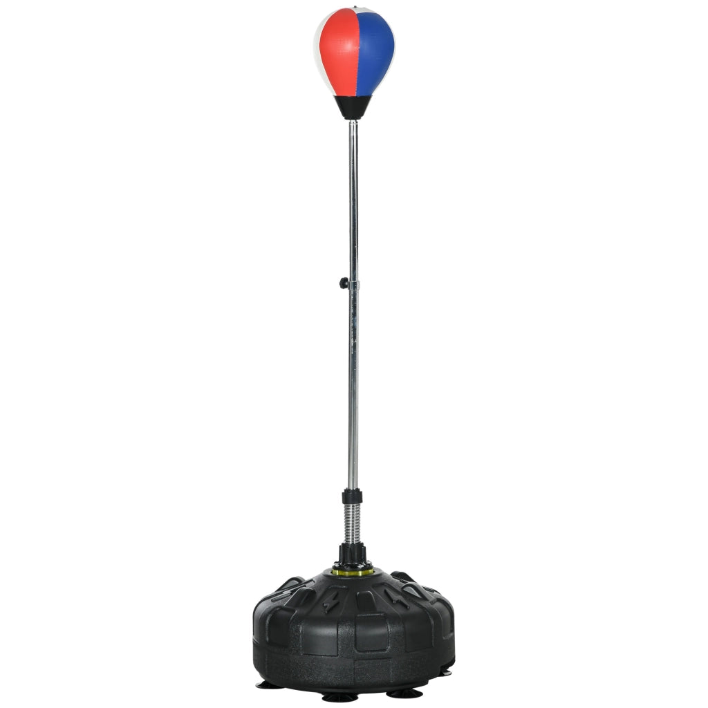 Sacco da boxe regolabile in altezza ¨C Minimal ¨C 147-165 cm, nero rosso bianco