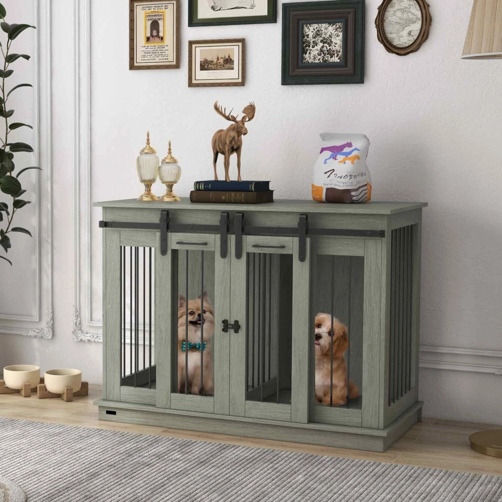 Gabbia per Cani ¨C Minimal ¨C Grigio 2 Porte