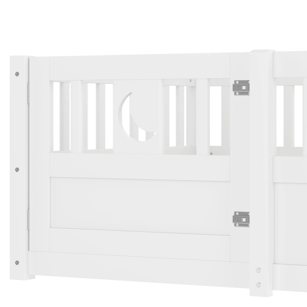 Letto Singolo per Bambini con Sponde ¨C MINIMAL ¨C Bianco, 90x190
