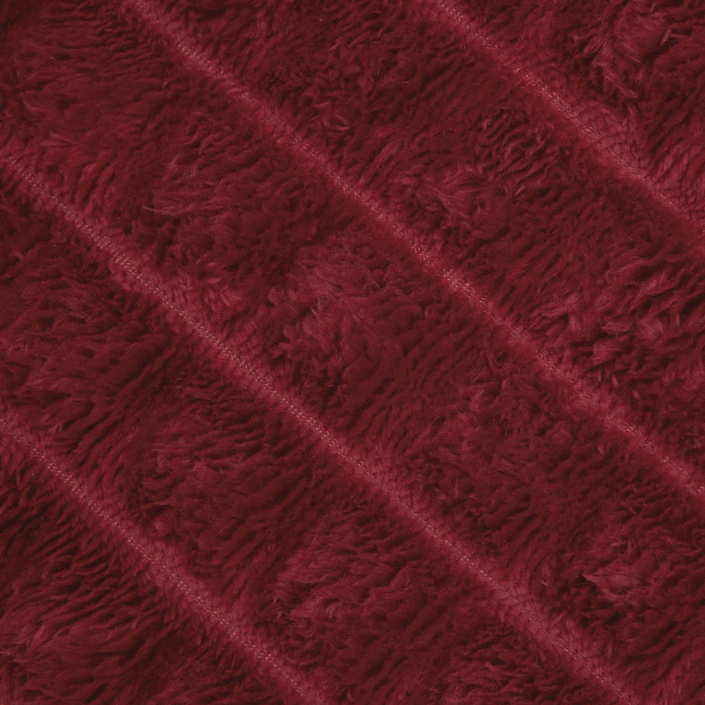 Coperta Rosso Bordeaux 270 x 240 cm Panno