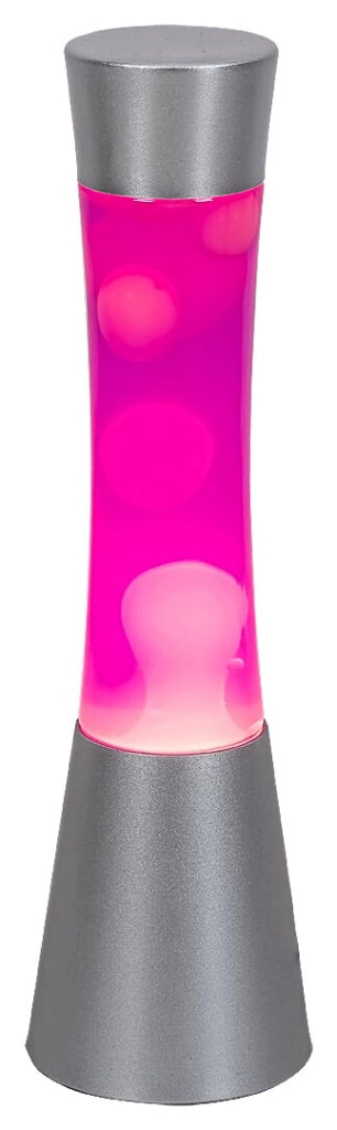 Rabalux Minka lampada lava da tavolo rosa argento GY6.35