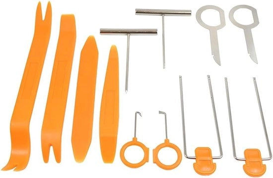 Kit di rimozione per autobody e pannelli di audio - set di 12 strumenti per porte automobilistiche.