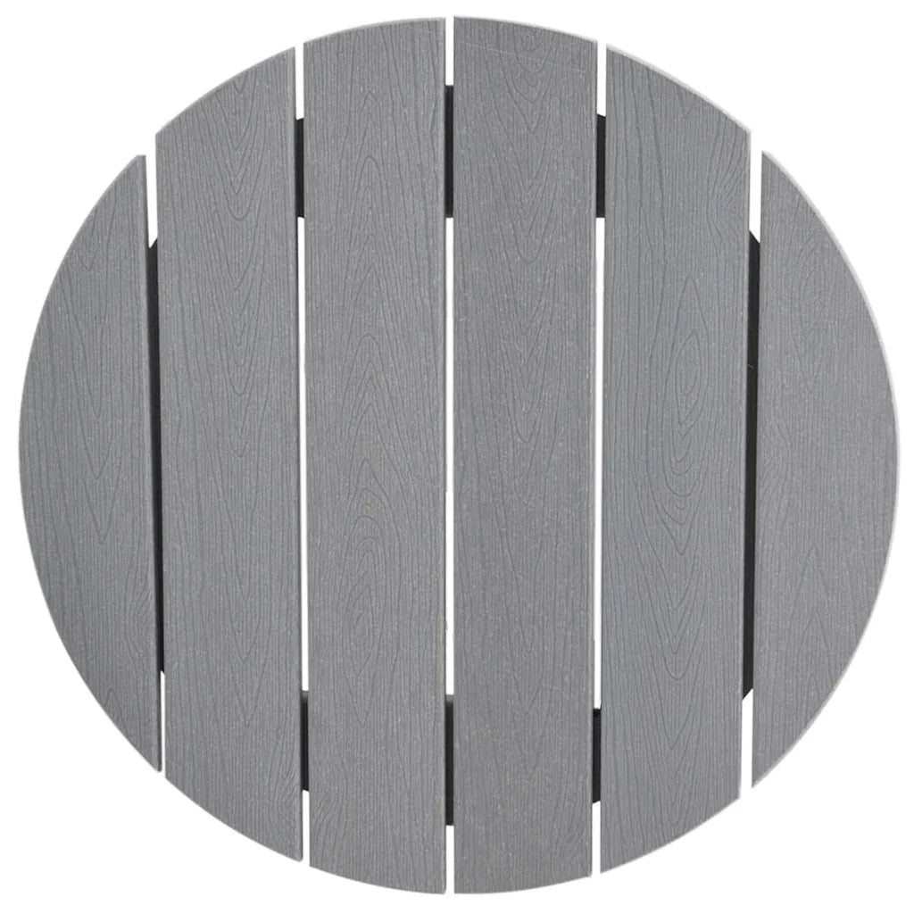 Tavolo da bar Grigio chiaro 55 x 55 x 107 cm Polietilene 42006609