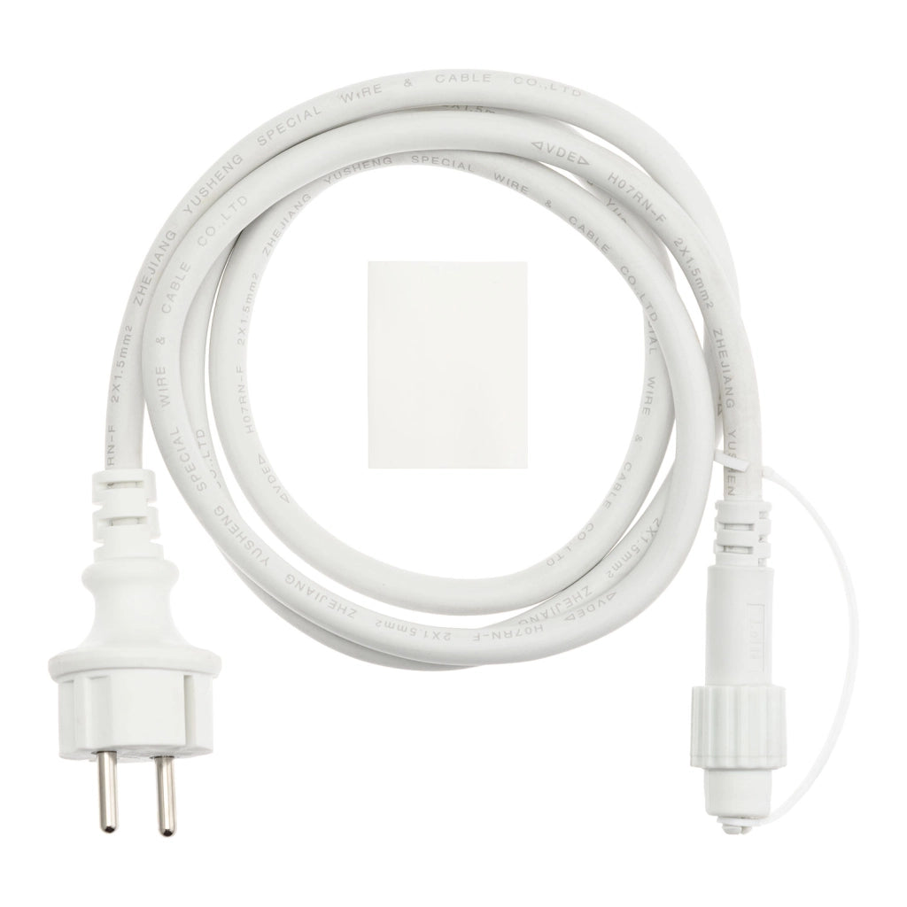 Cavo alimentazione 2x1,5mm2 Schuko 1,5m