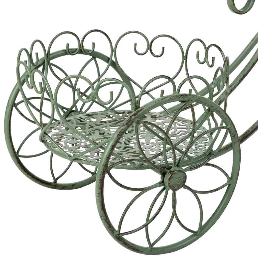 Portavaso verde, 67x21x38h cm
