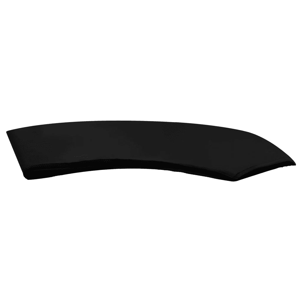 Bimini di Prua con Tendalino 2 Archi Nero 180x150x110 cm 94797