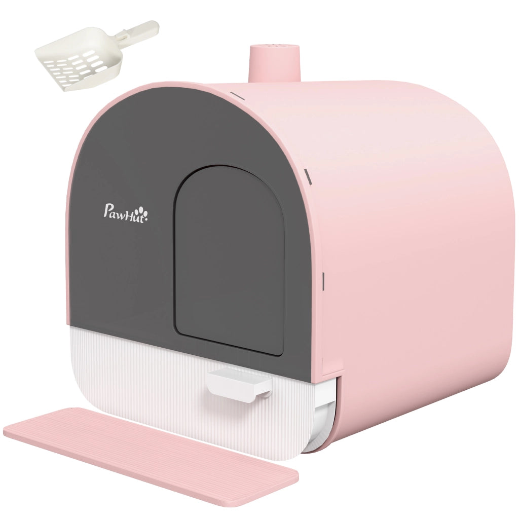 Bacchetto per gatti con porta ¨C Minimal ¨C 43x44x47 cm rosa