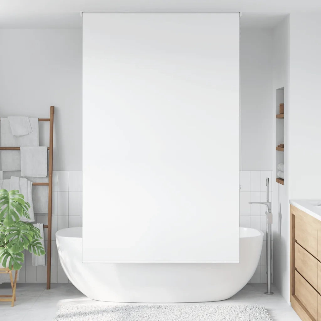 Tenda a Rullo Doccia 120x240 cm Larghezza Tessuto 116 cm 4014937