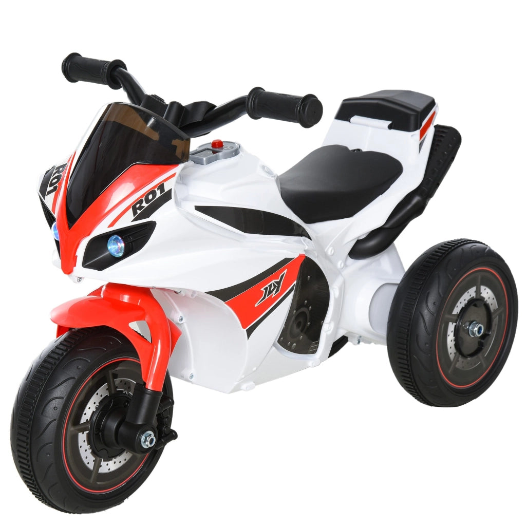Moto Cavalcabile per Bambini   Bianco e Rosso