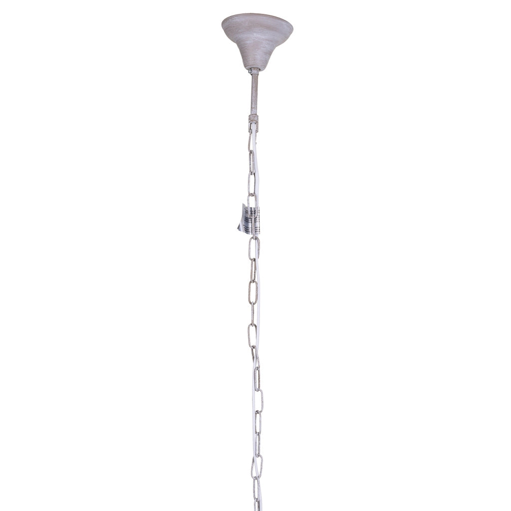 Lampada a sospensione grigia 55x55x125h