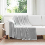 Coperte da Pile 6 pcs Grigio 150 x 200 cm Panno 42016802