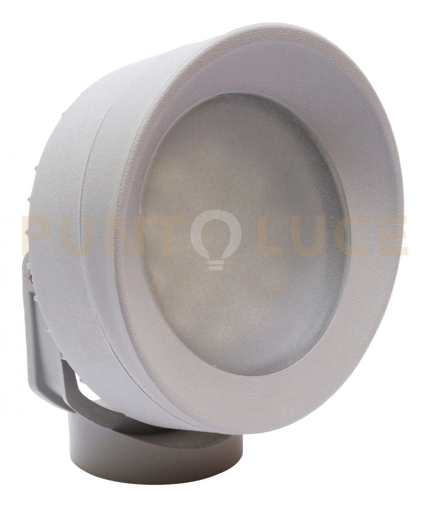 ROMA D15 CM FARETTO CON PICCHETTO 1 LUCE ATTACCO GX53 GRIGIO IP66 LAMPADINA LED INCLUSA 10W CCT INCLUSA