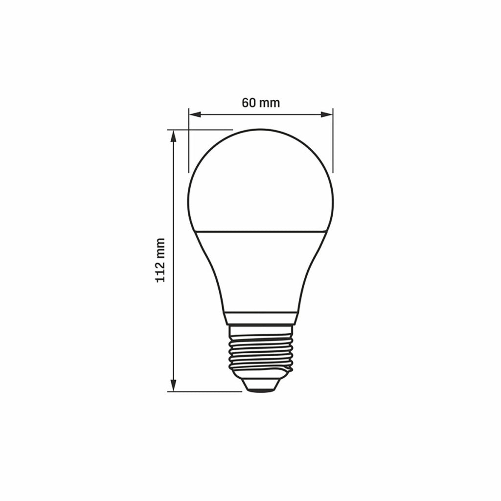 Lampadina LED A60 E27 10W 4000K 960lm bianca Videx