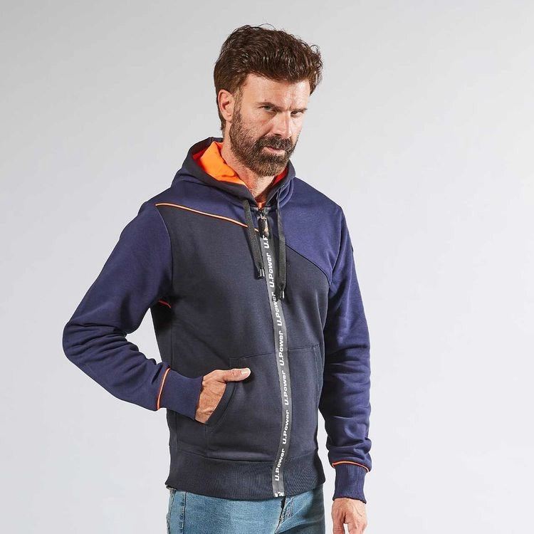 FELPA JUPITER DEEP BLUE  tg.XL    UPOWER
