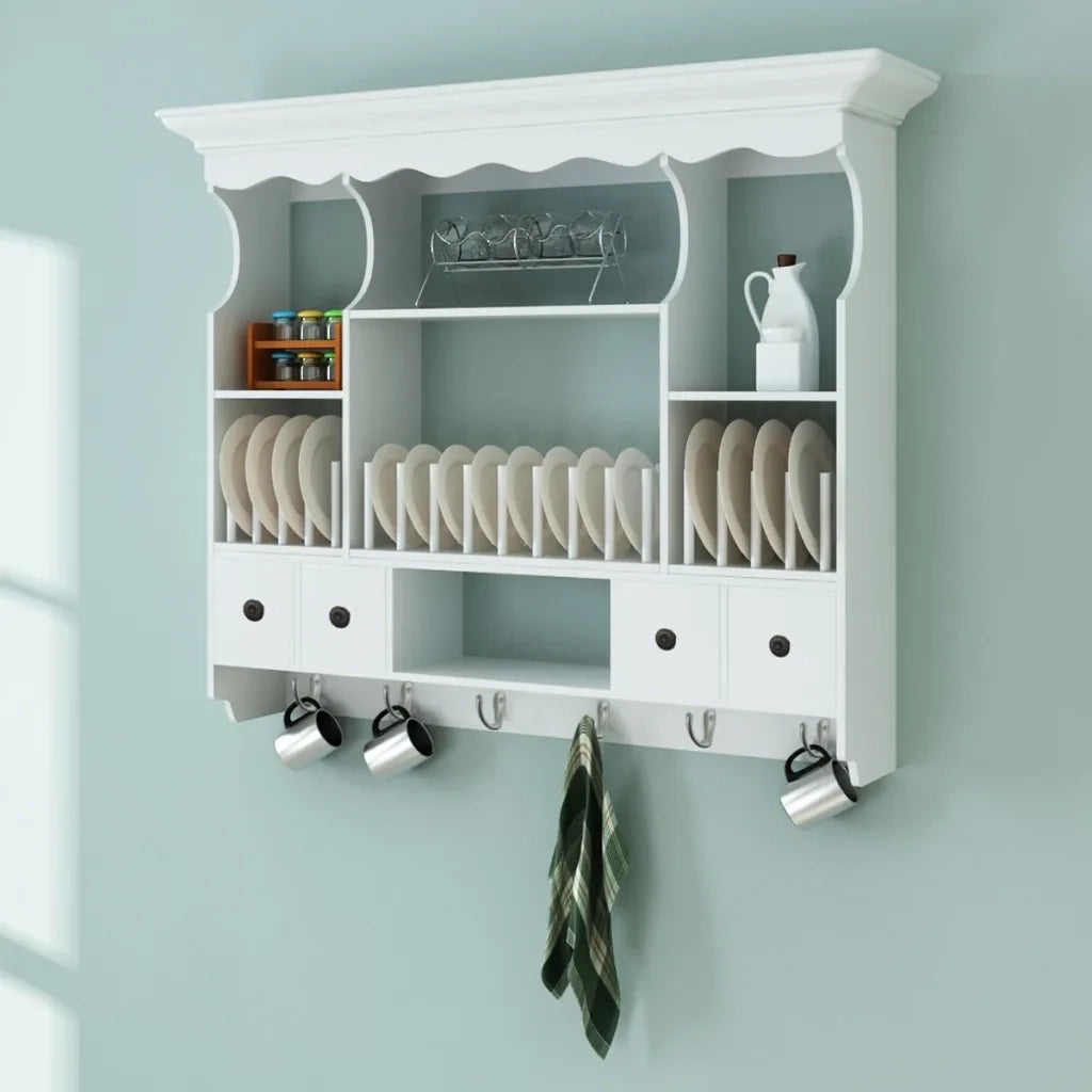 Pensile da Cucina | Mobile da Cucina in Legno Bianco