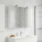 Mobiletto per specchio da bagno Bianco 100 x 14,5 x 70 cm 889127