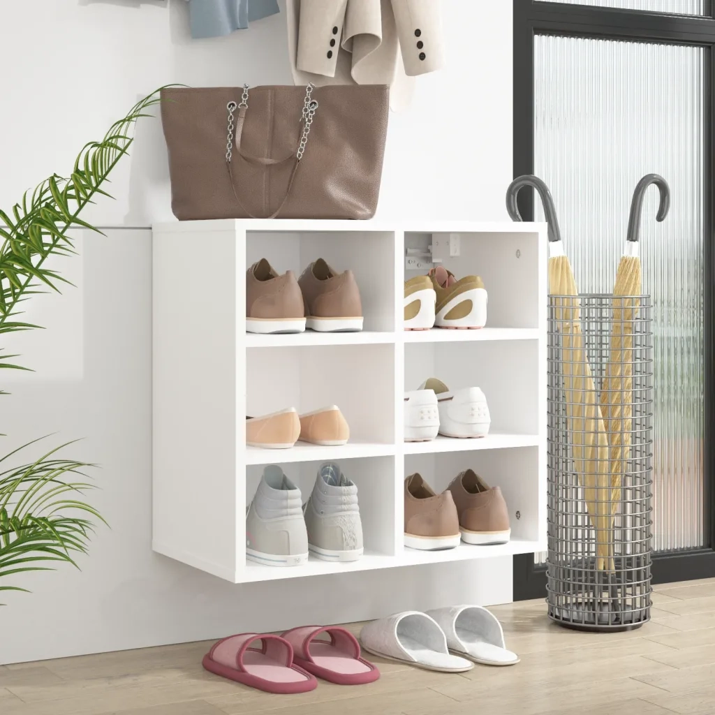 Scarpiera | Mobile per scarpe Bianca 52,5x30x50 cm