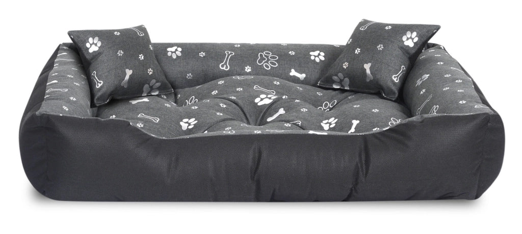 AIO FACTORY 130x105 cm Letto per cani impermeabile Silver Bones